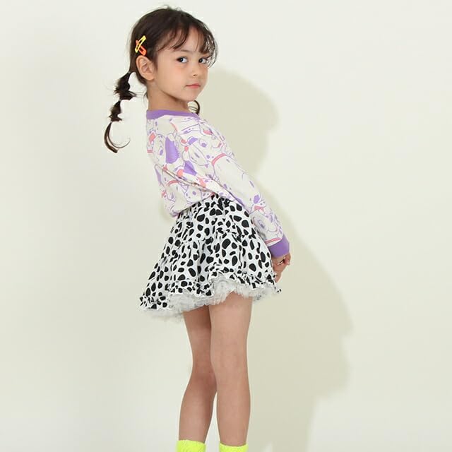 BABYDOLL Print Voluminous Skirt 7918K 130cm Brown All-Over