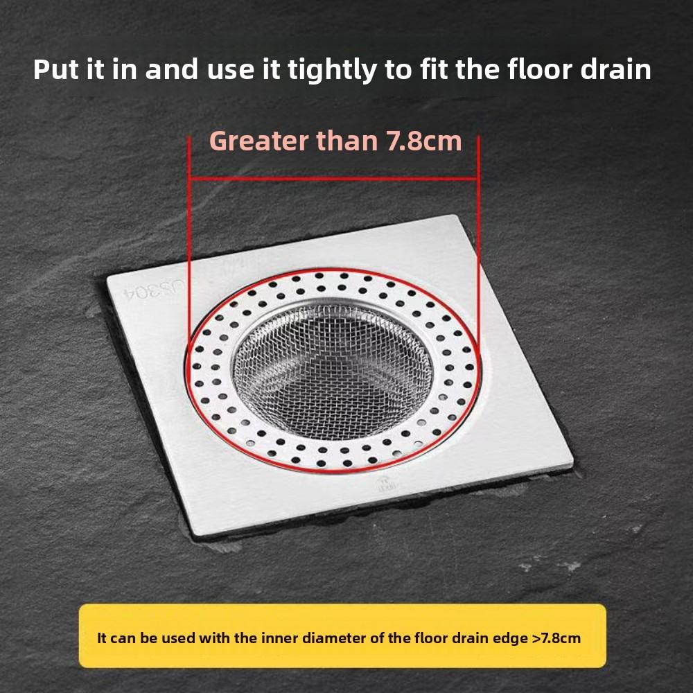 Rustfritt stål netting ruskfilter for vask- og dusjavløp