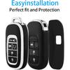for Honda Key Fob Cover with Keychain, Soft TPU Protection Key Fob Cover Case Shell Compatible with   2024 Honda Accord Civic HR-V CR-V Pilot Smart