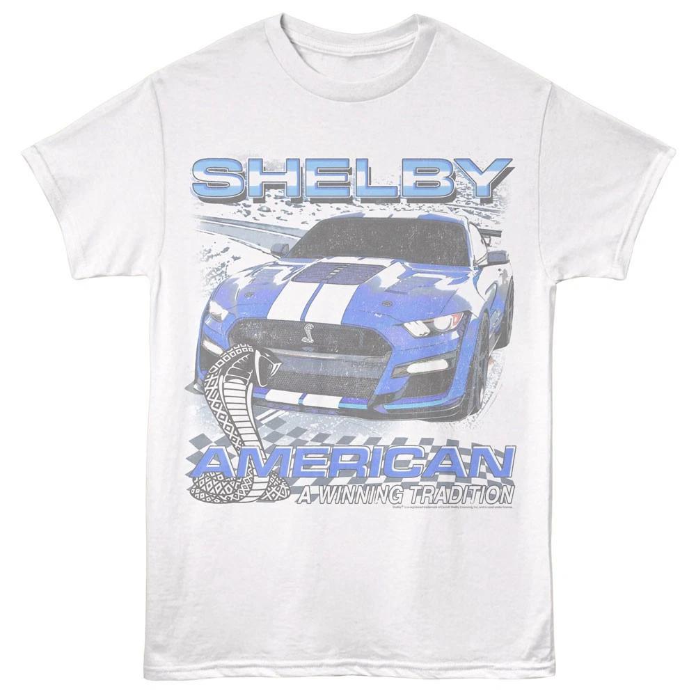 Carroll Shelby Cobra Shelby American A Winning Tradition Men s T Shirt 4XL