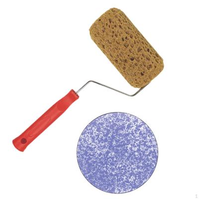 Rodillo de esponja para pintar, herramienta decorativa para manualidades, agarre cómodo, suministros rápidos, pintura con textura