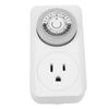 Mechanical Timer Socket 24 Hour 48 Switch Options Plug in Mechanical Timer with Child Lock for Indoor US Plug