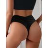 New solid color sexy swimsuit wrinkled swimsuit two-piece set for women