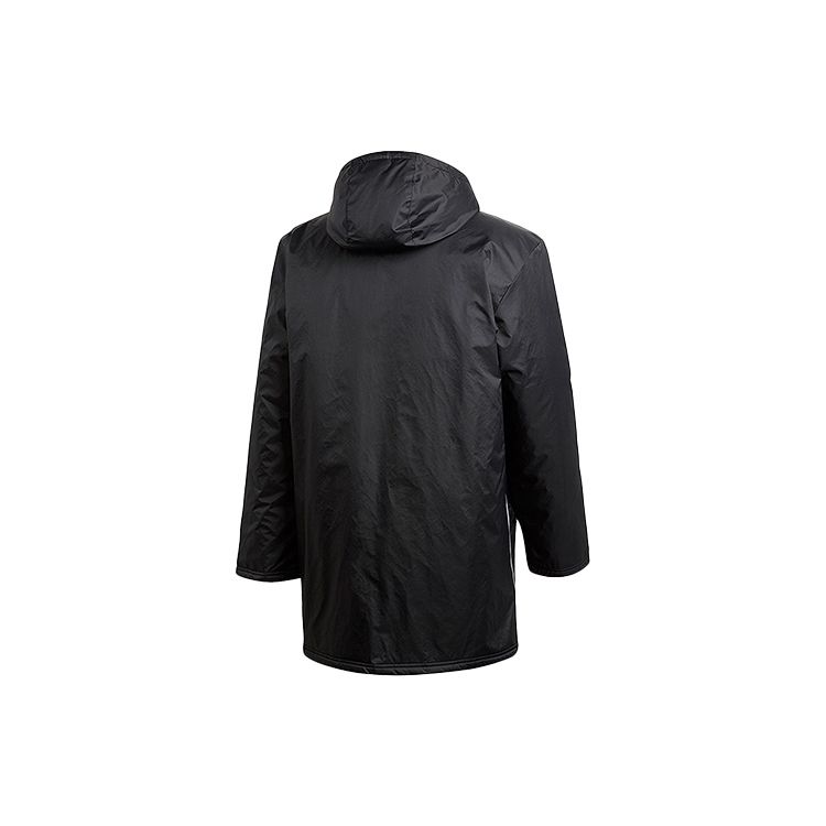 Adidas Logo Windproof Cotton Jacket Men Outerwear Black CE9057