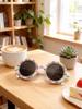 Candy Sprinkle Round Sunglasses Multicolor Decor Fashion Eyewear For Street Style And Photo Props KJ204