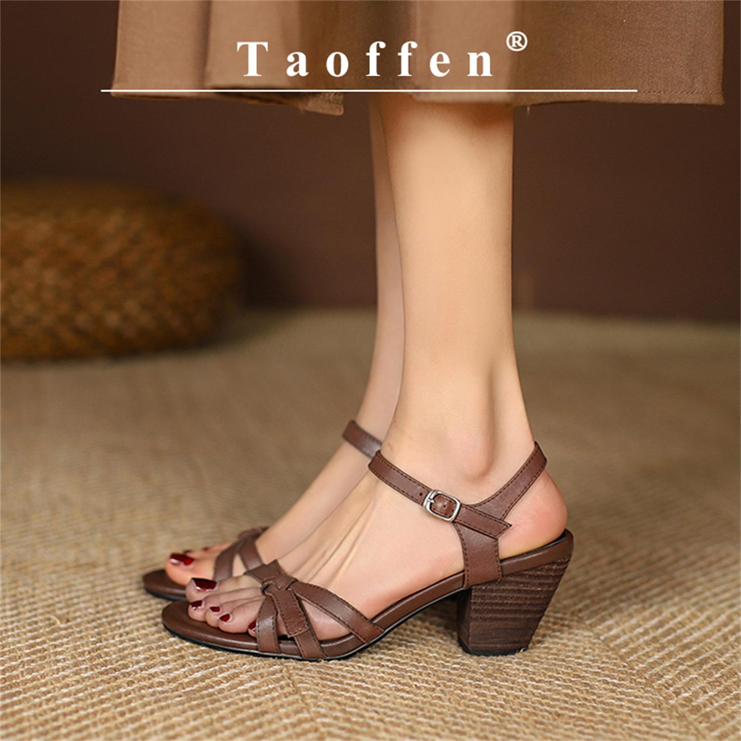 

Брендовые сандалии из натуральной коровьей кожи, женские сандалии-гладиаторы на коническом каблуке, винтажные римские сандалии с открытым носком, каблук с ремешком на щиколотке