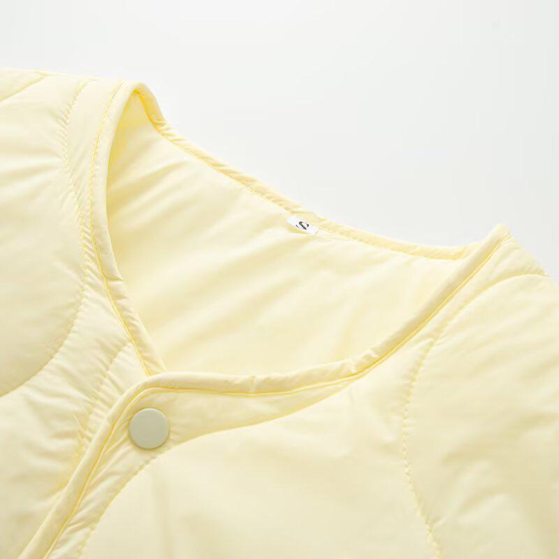 Autumn/Winter Hot-Selling Diamond Quilted Jacket with Round Neck