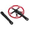 Meijun 2color Bike Crankset 170mm Bicycle Chainwheel Chain Ring Set 45T 47T