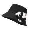 Cartoon cute panda bucket hat ins designer niche basin hat Korean version of college style couple hat