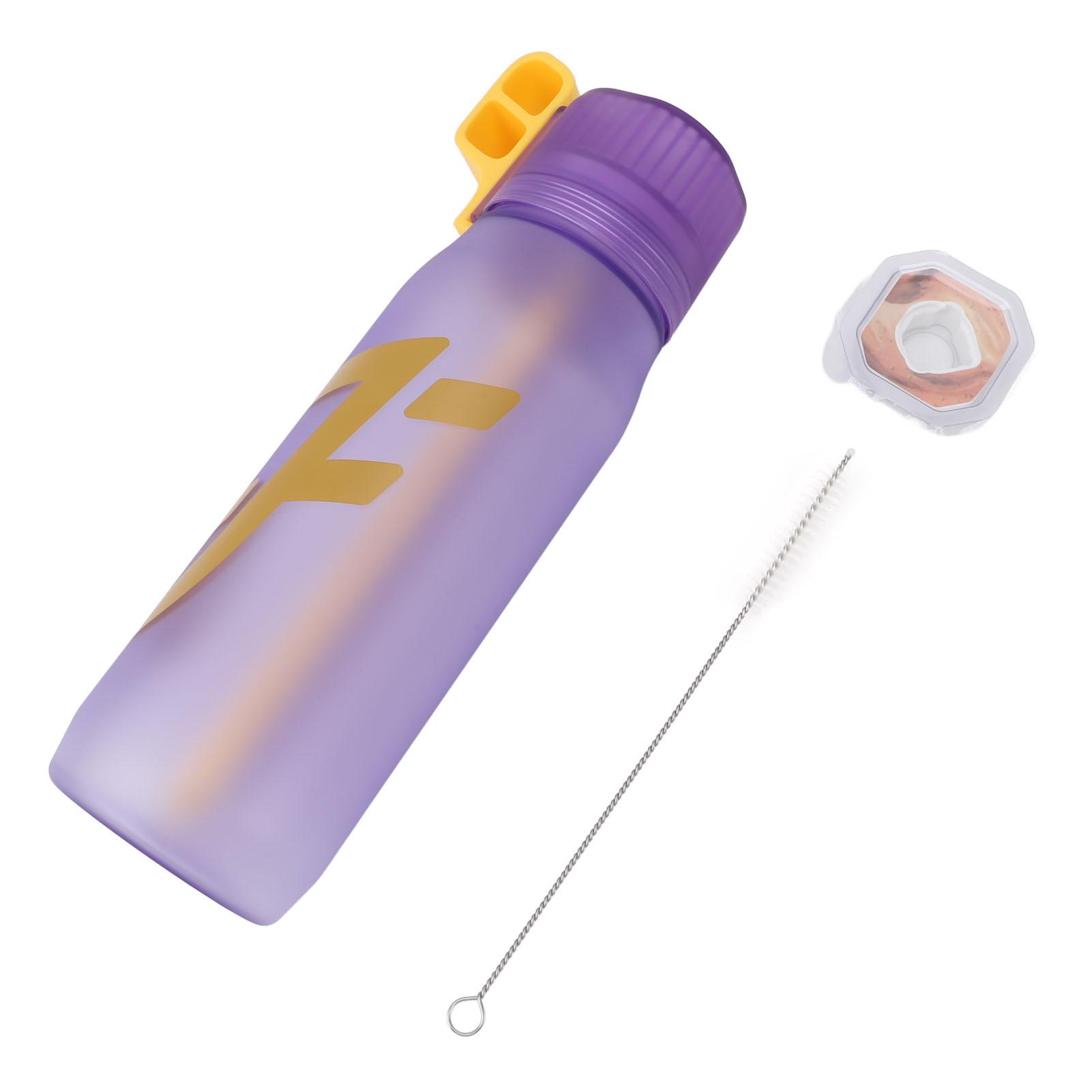 

Бутылка Air Water Up с ароматизаторами, аромат соломы, быстрый поток для занятий спортом на открытом воздухе, герметичная, 650 мл Purple