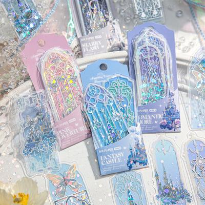 10 Stück Perlglanz-Lesezeichen aus PVC der Dream-Serie, fluoreszierende Kawaii-Buchseitenmarkierungen zum Lesen im Ins-Stil, Schreibwarengeschenk