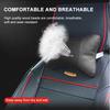 Car Seat Headrest Auto Logo Neck Pillow Car Accessories For Porsche Boxster Cayenne Panamera Macan Cayman 911 918 996 917 991
