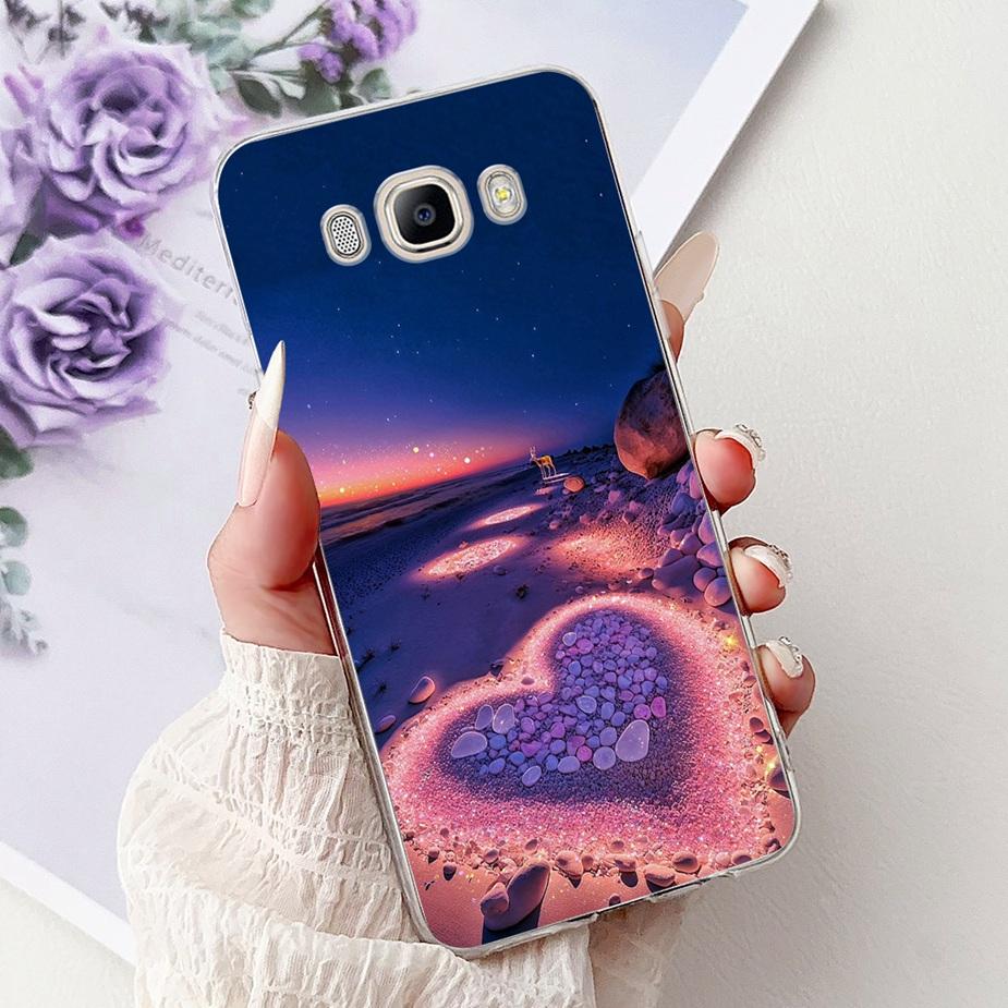 For Samsung Galaxy J5 2016 Case SM-J510F New Luxury Painted Cover Soft Silicone Phone Case For Samsung J3 J5 J7 2016 Fundas Capa