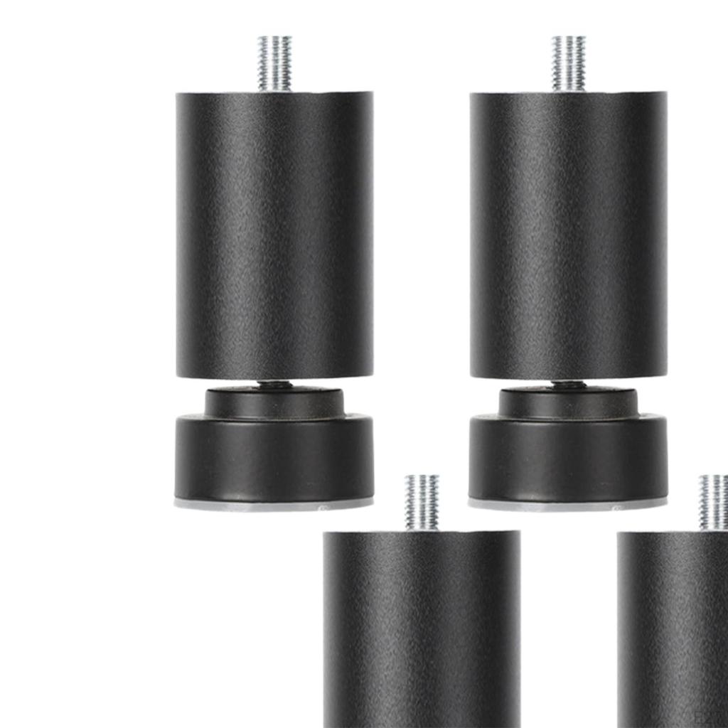 4 Stück Gewinde Bettgestellbeine, Tischfüße, Verstellbare Hochbelastbare Sofa Metallmöbelbeine