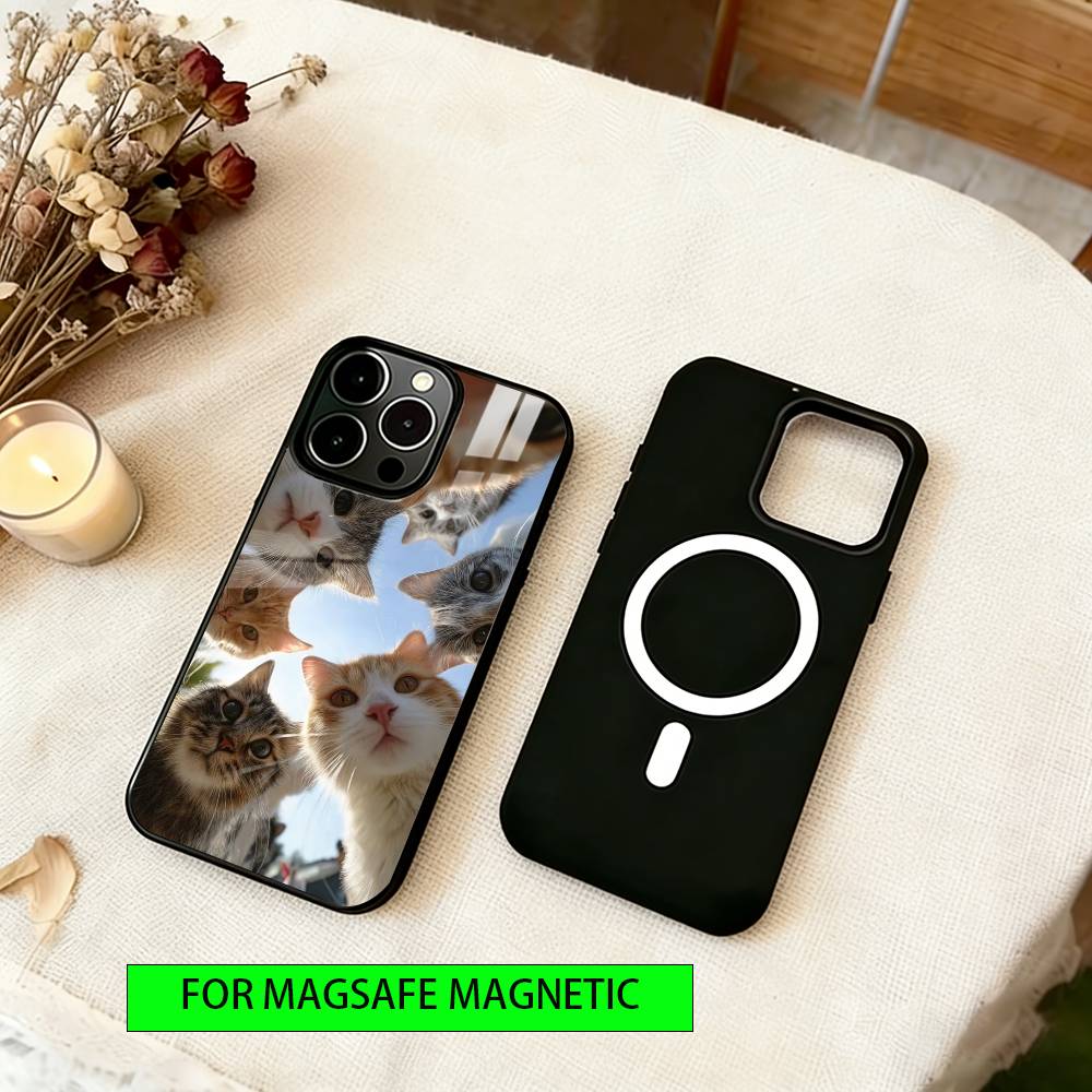 The Cat Crew Phone Case For iPhone17,16,15,14,13,12,11 Plus,Pro Magnetic with Magsafe Wireless Charging