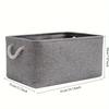 1pcs Cotton Linen Fabric Storage Basket Multi-Functional Home Organizer for Clothes Toys Clutter Foldable Storage Bin