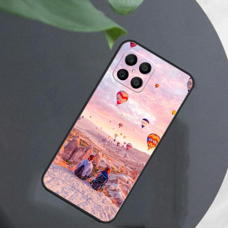 Hot Air Balloon Travel Mountain For Honor Magic 7 Lite 6 8 Case For Honor 200 400 Pro 90 70 50 X8c X8b X9a X9b X9c X9d Win RT