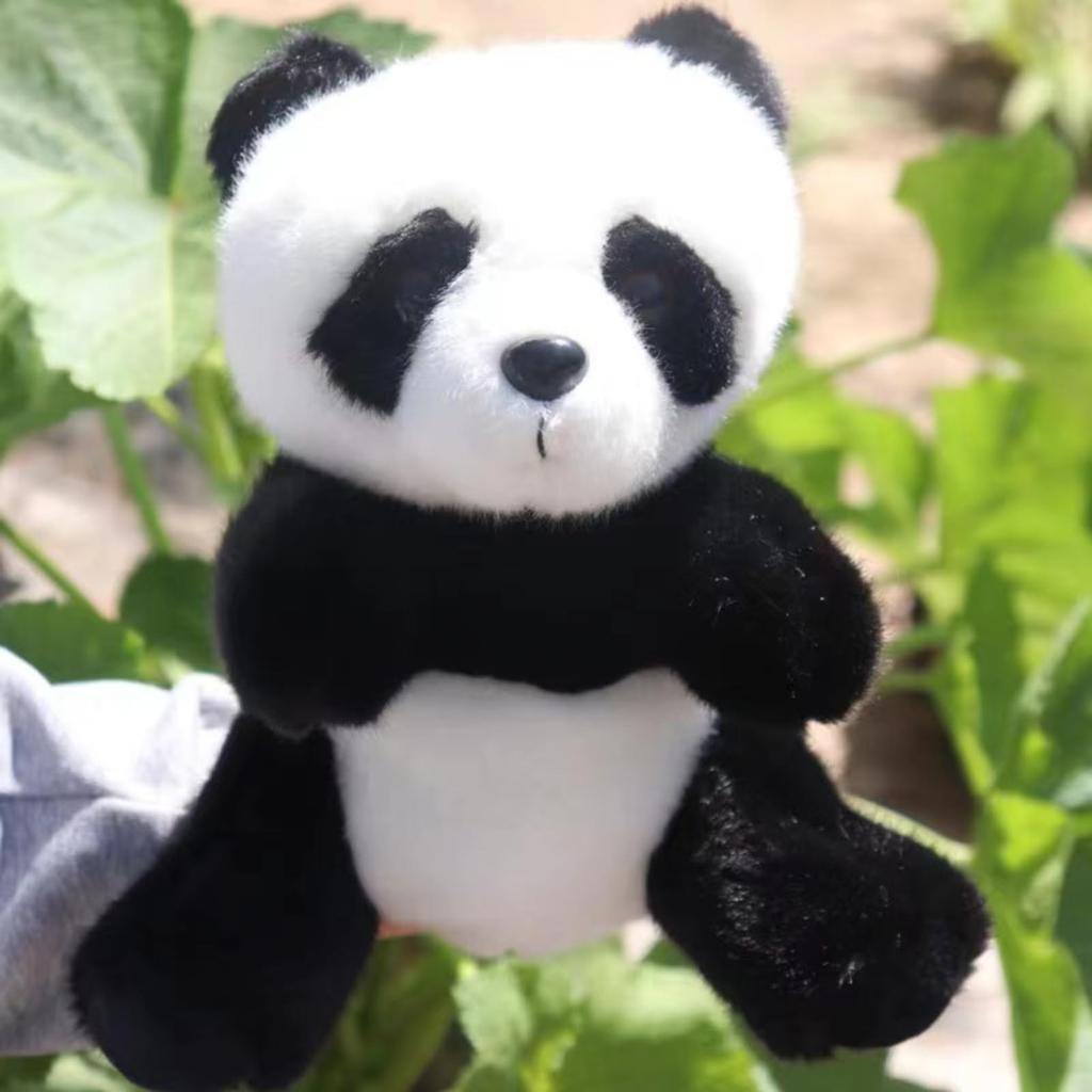 lulubelle Red Panda Hand Puppet, Animal Puppet, Plush Puppet, Handmade Puppet (Panda)