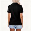Women's Fashion Casual Lapel Short Sleeve Printed Shirt Women's Button Up Tops