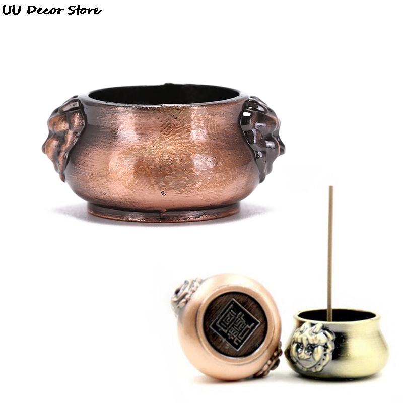 Nieuwe 1PC Legering Wierookbrander Stokhouder Plaat Boeddhisme Lotus Wierookvat Brons Oost-Indische kers Wierookbrander