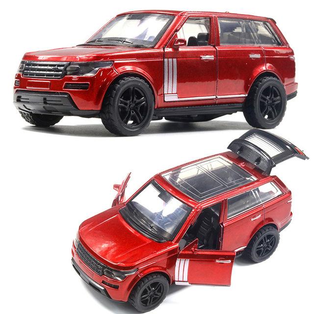 1/36 Alloy Diecasts Metal Toy Car Model X7 Range Rover Toy Vehicles Miniature Car Model with Light Toys for Boys Christmas Gifts