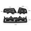 Dashboard Air Outlet Frame Front Air Conditioning Outlet Center Car Air Vent Assembly for BMW 5 Series F10 11-17 RHD Accessories