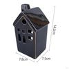 Candle Holder for Christmas Village House Ceramic Figurine Home Decor