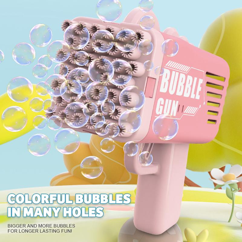 Electric Handheld Dinosaur Bubble Gun Kids Bubble Gun Outdoor Plaything Parent-Child Interaction Present Without Bubble Water Battery