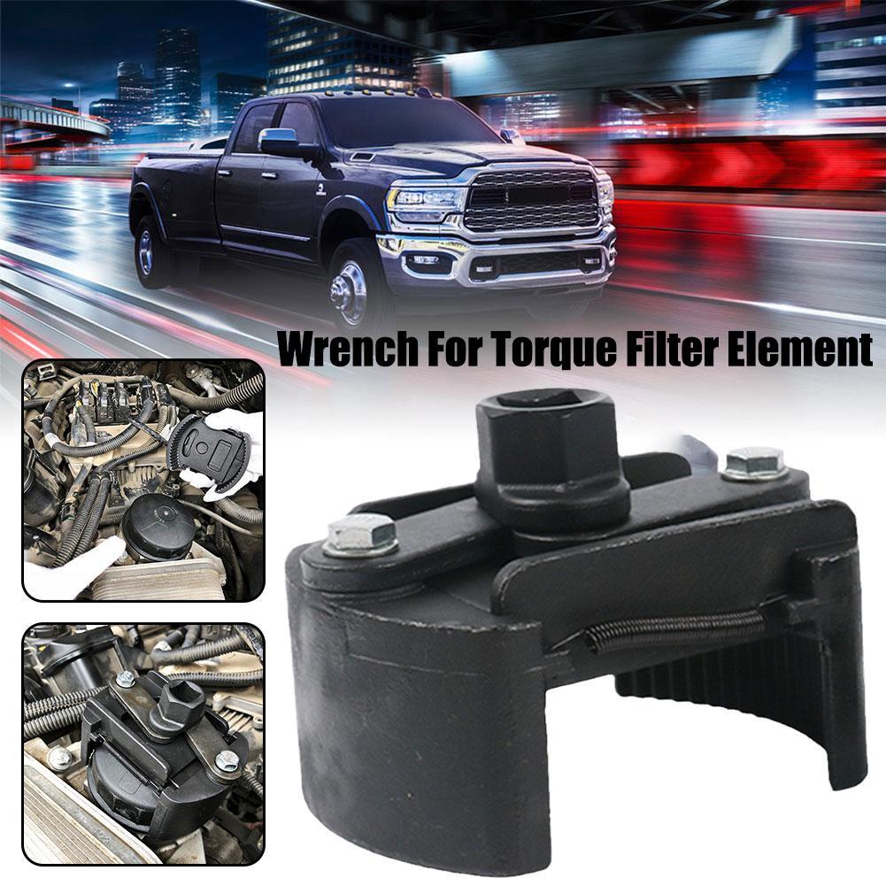 Universal Cast Steel Adjustable Two-Jaws Oil Filter Wrench Filter Two-Claw 60-80mm Removal Fuel 80-105mm Tool Wrench Remove B5D4