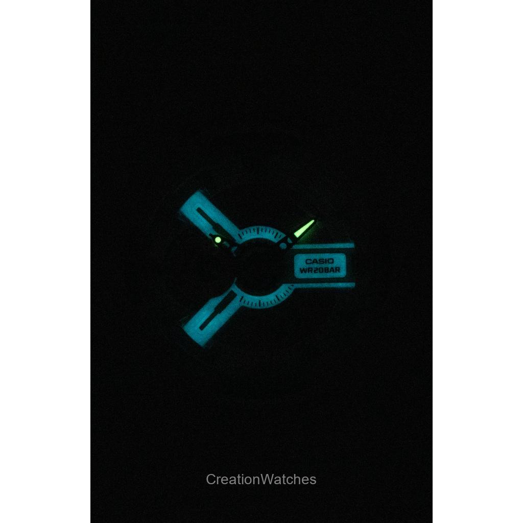 Casio G-Shock Analog Digital Harzarmband Weißes Zifferblatt Quarz GA-110HDS-7A 200M Herrenuhr