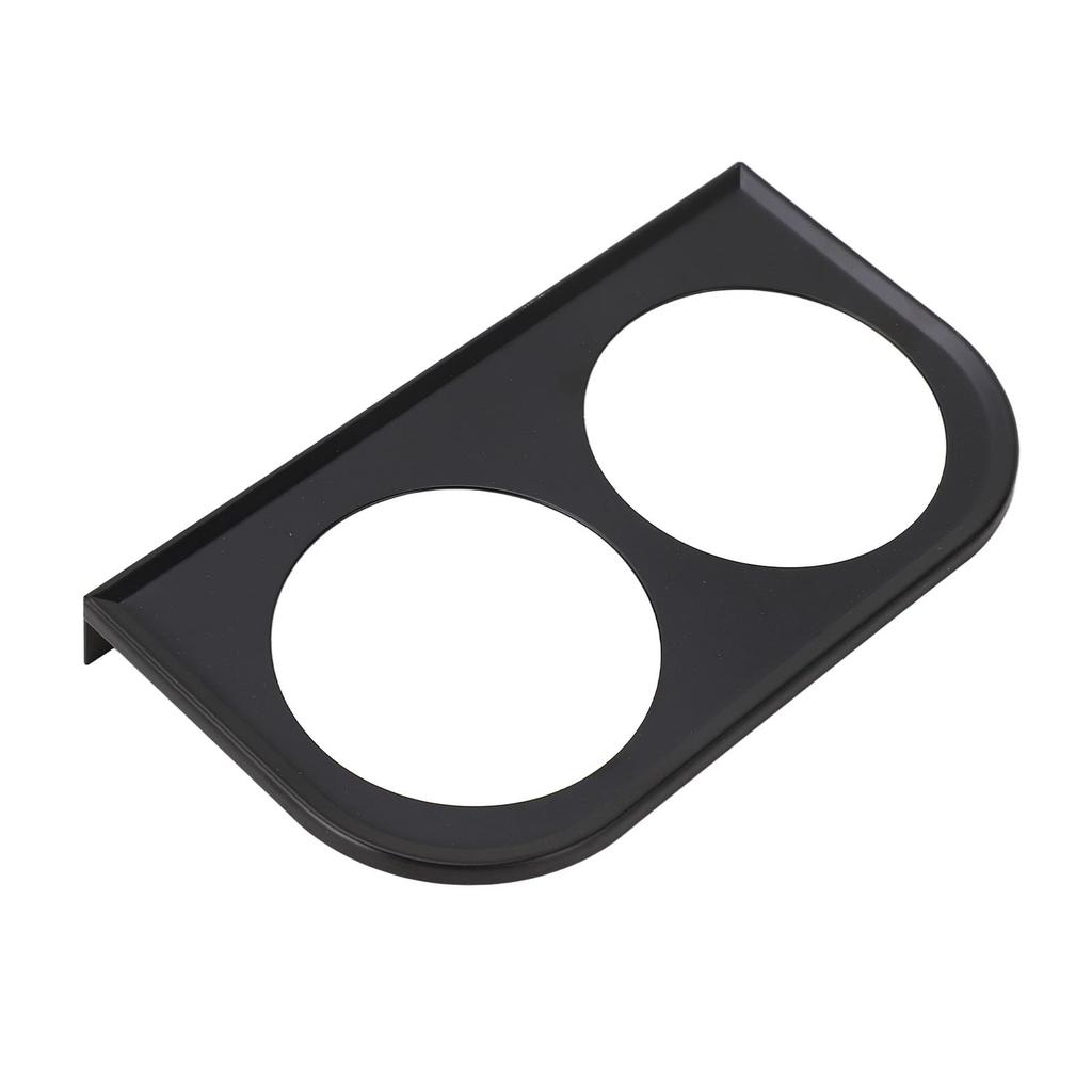 2 Hole Gauge Panel, 2" Easy Installation, Secure Dash Gauge Pods for Vehicles (Black)