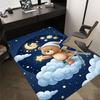 1PC Bear Cloud Non-Slip Floor carpet, Office, family, bedroom, Studio - Large Area Rug,Decorative Mat, Longlasting Material-C0474