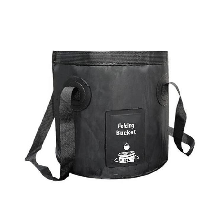 Cubo Plegable de Plástico Portátil Bolsas de Almacenamiento de Agua a Prueba de Fugas Ahorro de Espacio