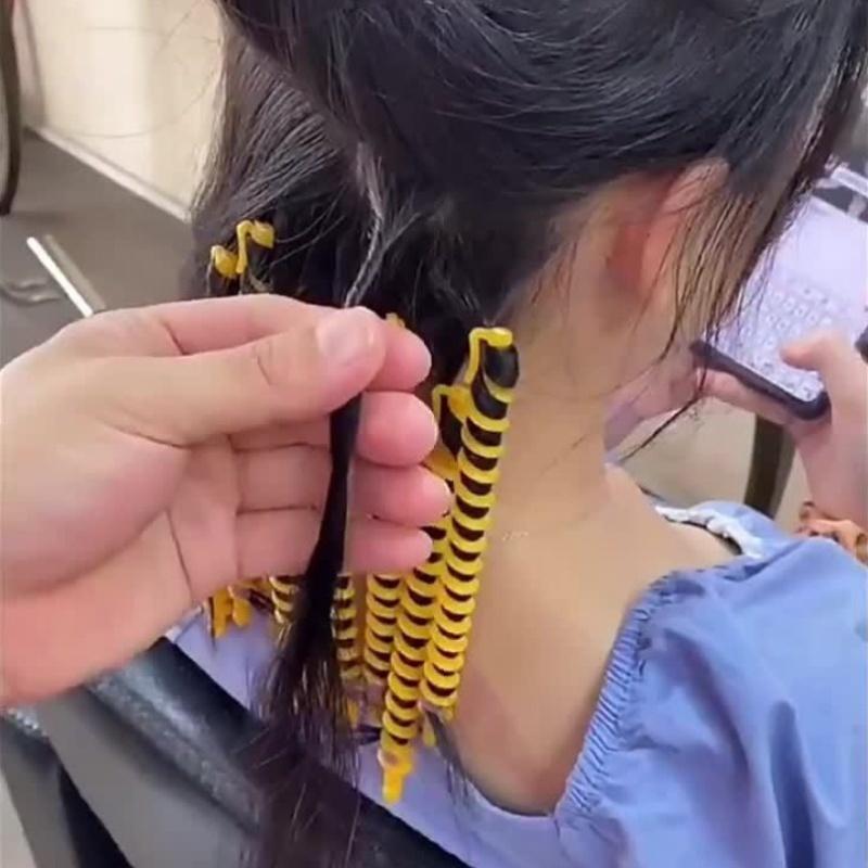 20pcs/Set Hair Curling Rods Spiral Hair Perm Rollers DIY Hairdressing Styling Tools
