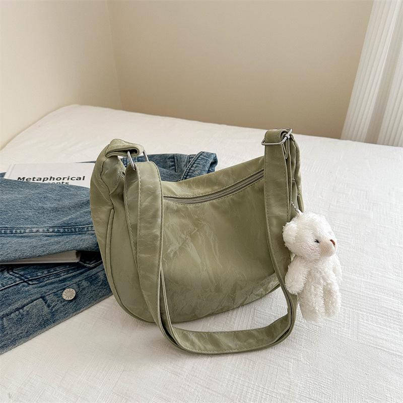 

Сумка-пельмень женская японская Ins универсальная сумка через плечо повседневная большая вместительная сумка Oxford сумка для студентов дорожная сумка через плечо separate bag