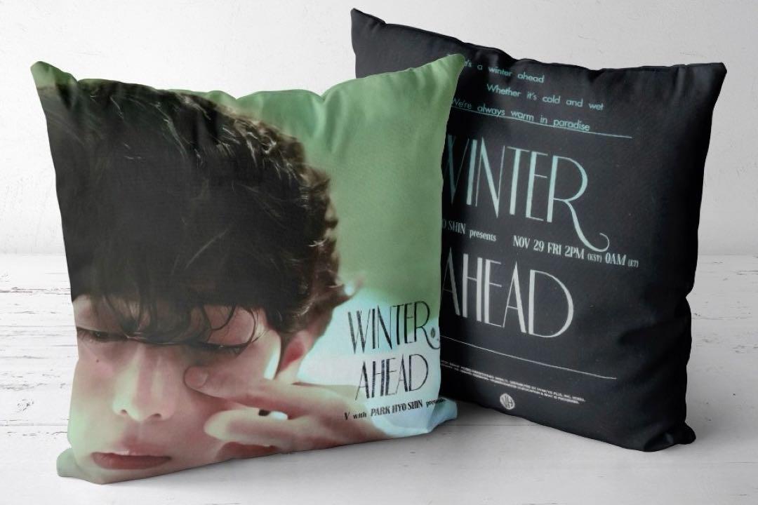 

[Б/У] Чехол для подушки BTS WINTER AHEAD Taehyung VV