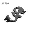 Stainless Steel Card Bottle Opener Multi-functional Portable Outdoor Camping Keychain Small Tool Household Combination Hardware