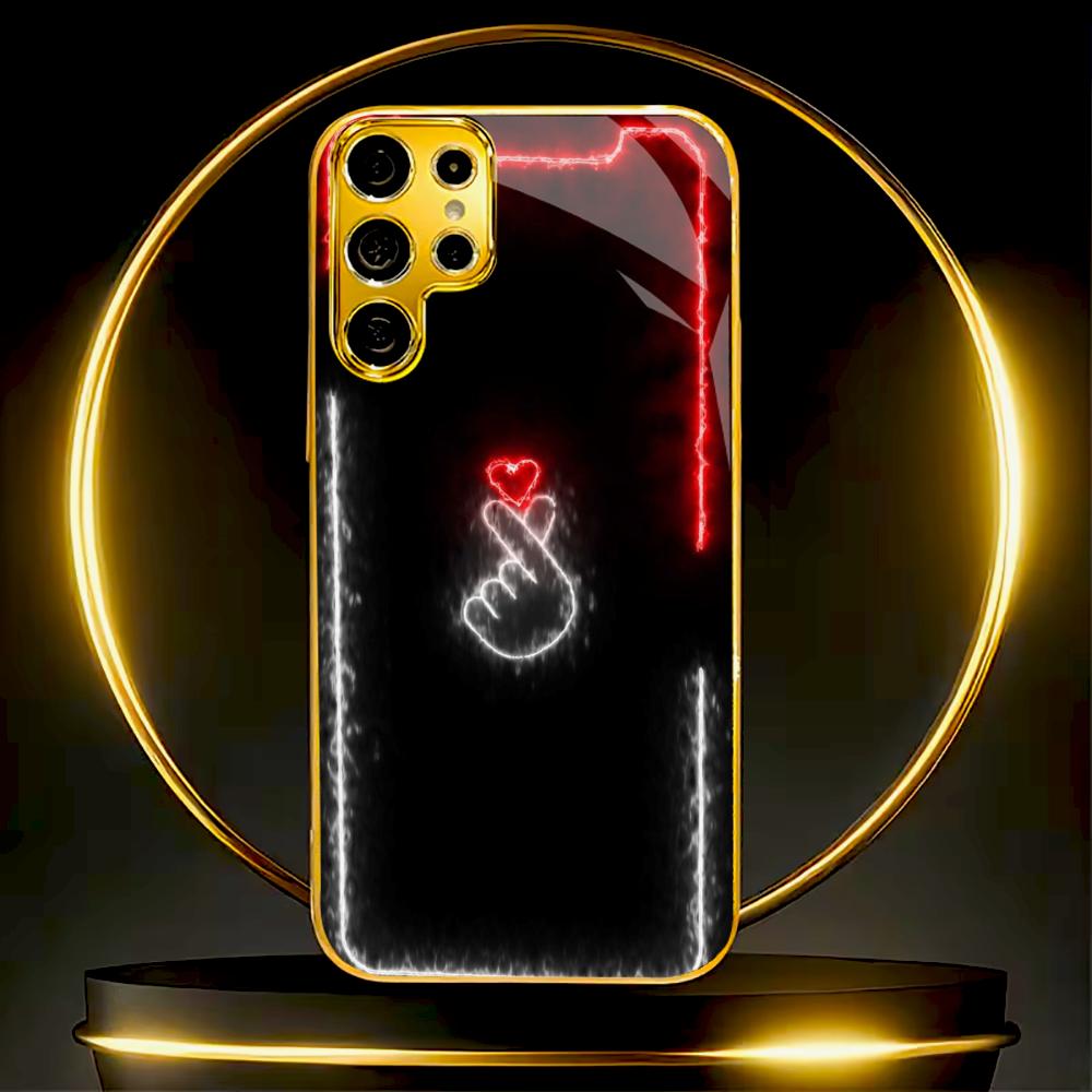 Love You Faddish Cellphone New Bestseller Model PhoneCase Glass PhoneCase for Samsung Galaxy S26 S25 S24 S23 S22 FE,Ultra,Plus
