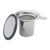 Portable Stainless Steel Loose Tea Filter Basket With Long Handle For Cups Tea Belt Cover Tea Leak Tea Bag Filter Basket