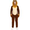 Animal Lion Cosplay Costume Jumpsuits Halloween Role Play Stage Performance