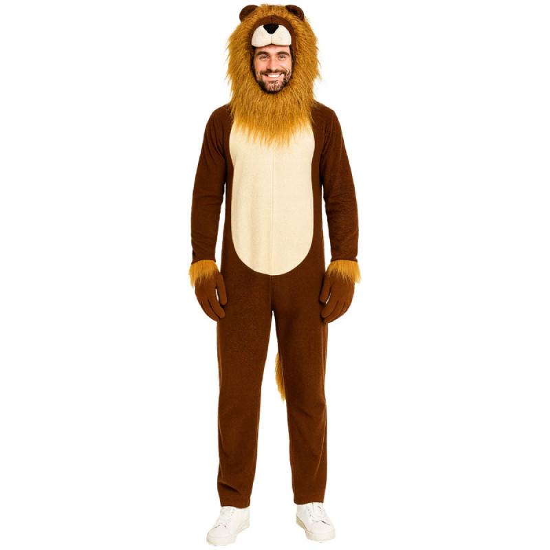 Animal Lion Cosplay Costume Jumpsuits Halloween Role Play Stage Performance