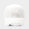 Street Style Baseball Cap With Lace Edge And Pearl Bow For Summer Sun Protection
