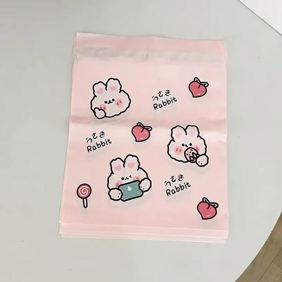 20Pcs Cartoon Animal Car Garbage Bag Stick-On Disposable Auto Trash Bag Waterproof Leakproof Camping Travel Office Home Car Vomit