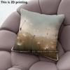 Dandelion Print Throw Pillow Covers Pattern Cushion Cover Suitable For Sofa Bedroom Car Pillow Cover