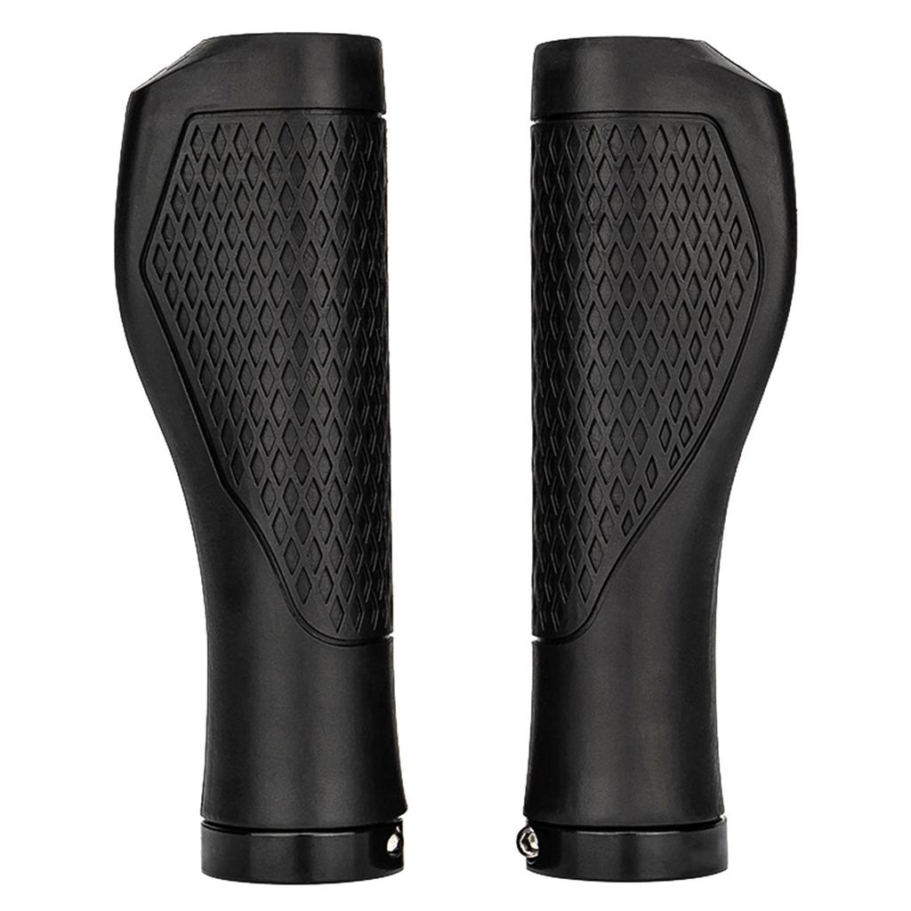 Mountain Bikes Handlebar Grips with Aluminium Locks Nonslip Cycling Handlebar Sleeve Comfortable Bicycles Handle Grips