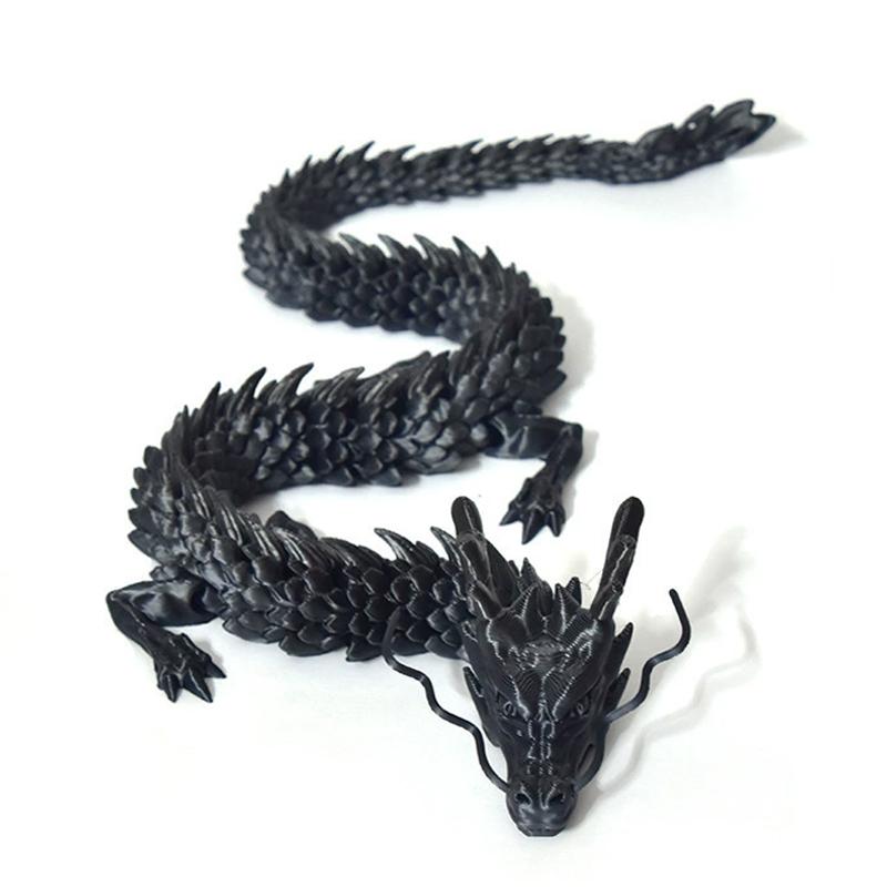 1/2PCS 3D Printed Dragon with Egg Articulated Dragon Full Body Joints Can Move Rotatable Articulated Desktop Creative Kids Toys