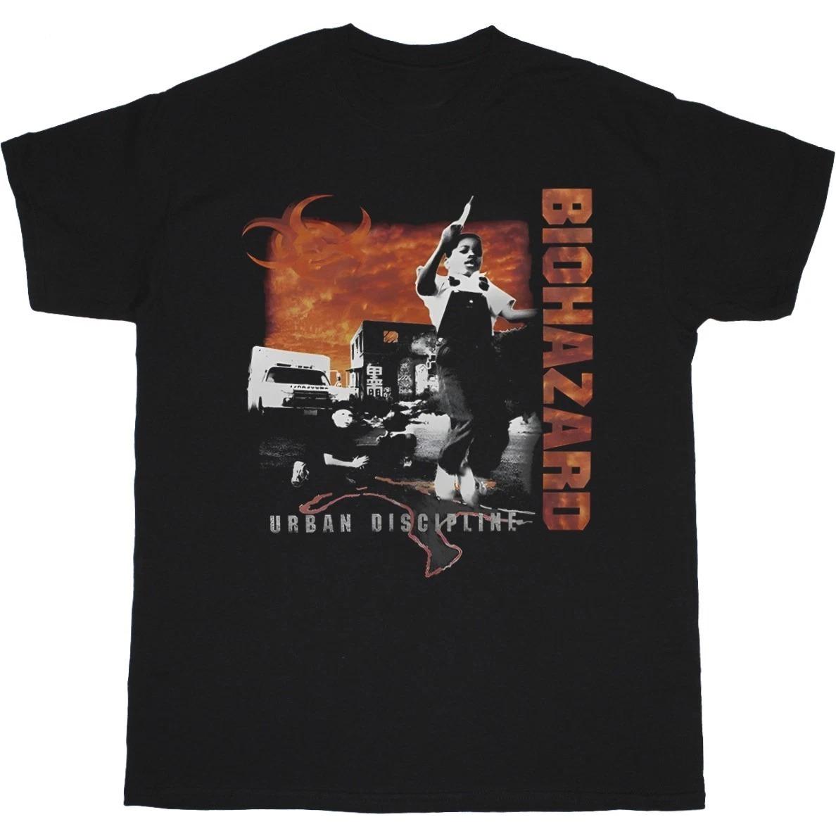 

Summer Hot Selling BIOHAZARD URBAN DISCIPLINE TSHIRT TARIFFS INCLUDED Mens Round Neck Short Sleeved Shirt L