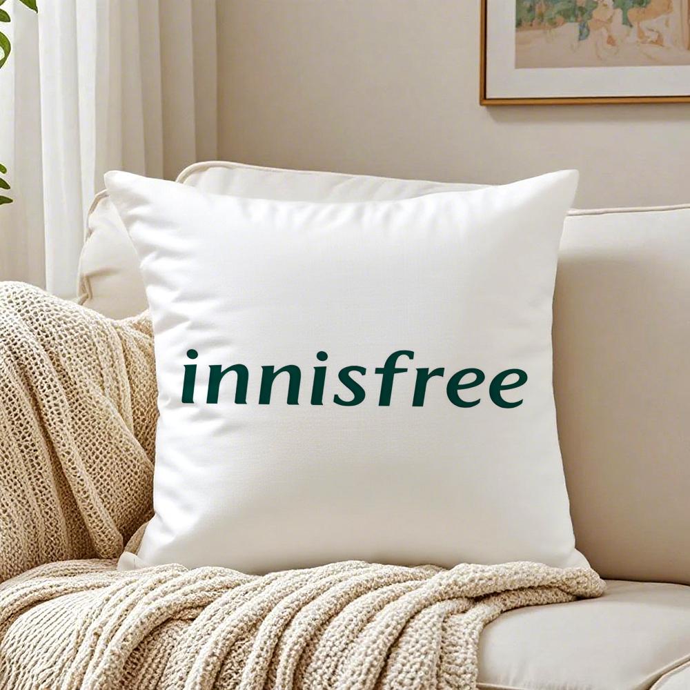 Korean Beauty Brand IInnisfree Cushion Cover Pillowcase Antidustmite Living Room Sofa Decor Cushion Room