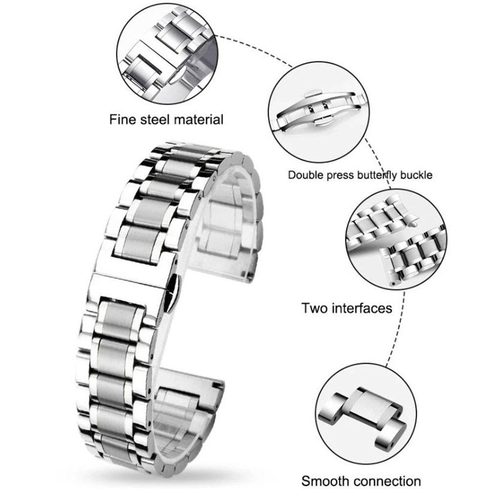 Adjustable Solid Watch Belt 19mm 20mm 21mm 22mm Watch Strap  Bracelets Accessories