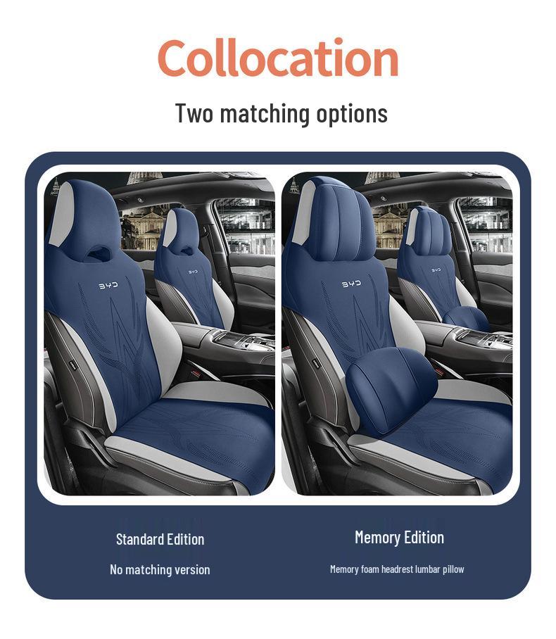 BYD Frigate 07 Custom Seat Cushion: Suede Saddle with Lumbar Support